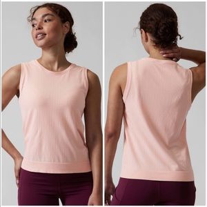 ATHLETA In Motion Seamless Workout Tank Top Lightweight Breathable Size Medium
